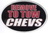 Novelty Hitch Cover - Remove to tow Chevs