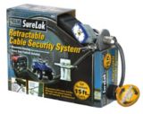 Reese Surelok Retractable Cable Lock, 15-ft.