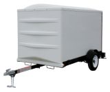 Enclosed Convertible Utility Trailer, 8-ft.