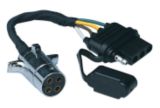 4-Pole Round to 4-Wire Flat Adaptor