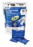 Pastilles pour traitement de toilette TST, bleu, paq. 10