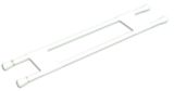 White RV Double Refrigerator Bar