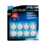 LED Gloz Undercar Lights, Blue, 8-Pk