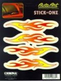 Auto Art Flames Stick-Onz Decal