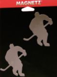 Magnetz Hockey Chrome Silhouette Decal