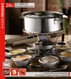 Home Presence 3-in-1 Fondue Set, 24-piece.