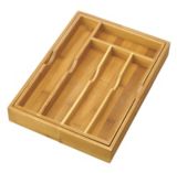 Panier � couverts, bambou, extensible
