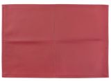 Napperon Debbie Travis, similicuir, rouge