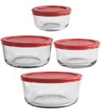 8-piece Round Glass Storage Set