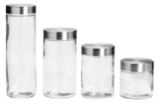Contenant � couvercle en inox, 12 cm