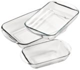 Anchor Hocking Glass Bake Ware Set, 3-Pc