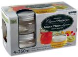 Bernardin Jar, 250 mL, 4-pk. Ball