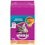 Whiskas Seafood Selections, 4 kg