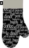 Black/White Oven Mitt