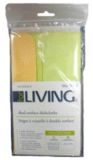 For Living Dual-Surface PVA Dish Cloth, 2-Pk