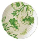 Melamine Dinner Plate, Green Blossom