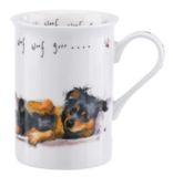 Porcelain Mug, Assorted Dog Designs
