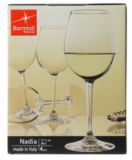 Bormioli Rocco Cabernet Stem Glass Set, 4-Pcs