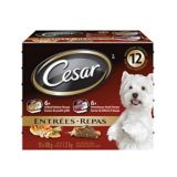 Cesar Entrees Wet Dog Food Variety Pack, 1...