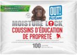 Moisture Lock Training Pee Pads, 100-Pk