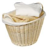 Panier � linge en osier