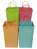 Debbie Travis Woven PVC Laundry Basket