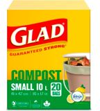 Glad Biodegradable Bags, 16 x 26-in
