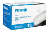 Likewise Clear Recycling Bags, 40-Ct