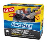 Sacs Glad ForceFlex, paq. 18