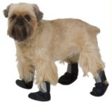 Dog Nylon Boots, Black