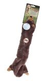 Stuffing-Free Bear Dog Toy, Assorted