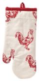 For Living 2-Pc Oven Mitt Set, Red Rooster