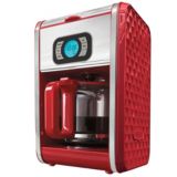 Bella Diamonds Coffeemaker Red, 12 Cup