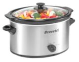 Bravetti 4-qt Stainless-Steel Slow Cooker