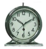 Debbie Travis Silver Desk Clock