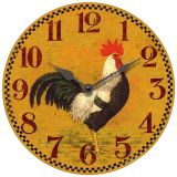 Home Collection Rooster Clock