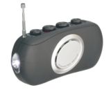Radio w/LED Flashlight