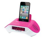 Polaroid Pink iPod Clock Radio