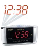 Emerson Dual Alarm Clock Radio with LED Projector