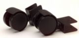 Twin Wheel Caster, 1-5/8-in, with U-Bracke...