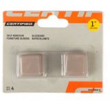 Likewise Square Taupe Self-Adhesive Furnit...