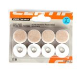 Heavy Duty Hollow Nail Felt Pads, 1-in
