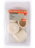 Likewise White Rubber Leg Tips, 1-1/8-in