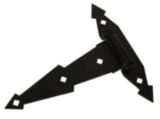 T-Hinge Ornament, Black, 8-in