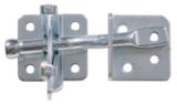 Gate Latch, Zinc-Plated, 7.5 x 5.75-in