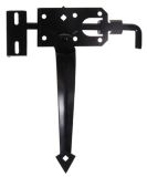 Ornamental Thumb Latch, Black, 15.37 x 5.7...