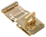 Loose Staple Safety Hasp, Zinc-Plated, 3.5-in