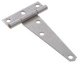 Light Duty T-Hinge, Galvanized, 4-in