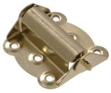 Spring Hinge, Brass-Plated, 2-3/4-in