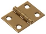 Broad Cupboard Hinge, Solid Brass